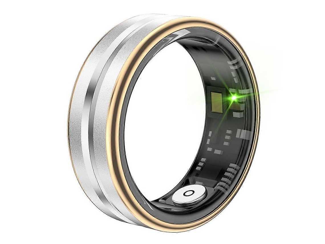 Anillo inteligente multifuncional ultrafino SR03 para monitorizar la salud con estuche de carga, modelo B Nostalgia88