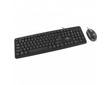 Teclado y Ratón TITANUM TK106 (Blanco - Negro)