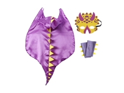 Capa Infantil De Dinosaurio De Halloween Con Capucha CHRUI Morado