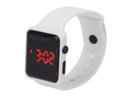 Reloj Electrónico Digital Luminoso Con Correa De Caucho Ligera Y Cómoda.