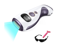 Dispositivo de depilación IPL, 999.000 flashes, depilación láser para hombres y mujeres, indoloro y duradero, morado Yizhood
