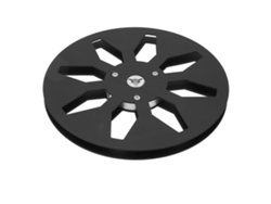 Carrete De Cinta De Audio Vacío De Aleación De Aluminio De 1/4 De Pulgada, 7 Pulgadas Y 8 Orificios