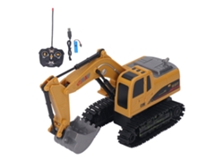 Excavadora Teledirigida De 27 Mhz Y 5 Canales, Resistente A Los Impactos, Juguete Para Niños Y Niñas.