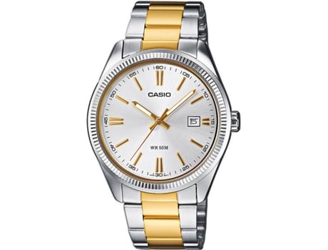 Reloj CASIO Hombre (Acero Inoxidable - Plateado)