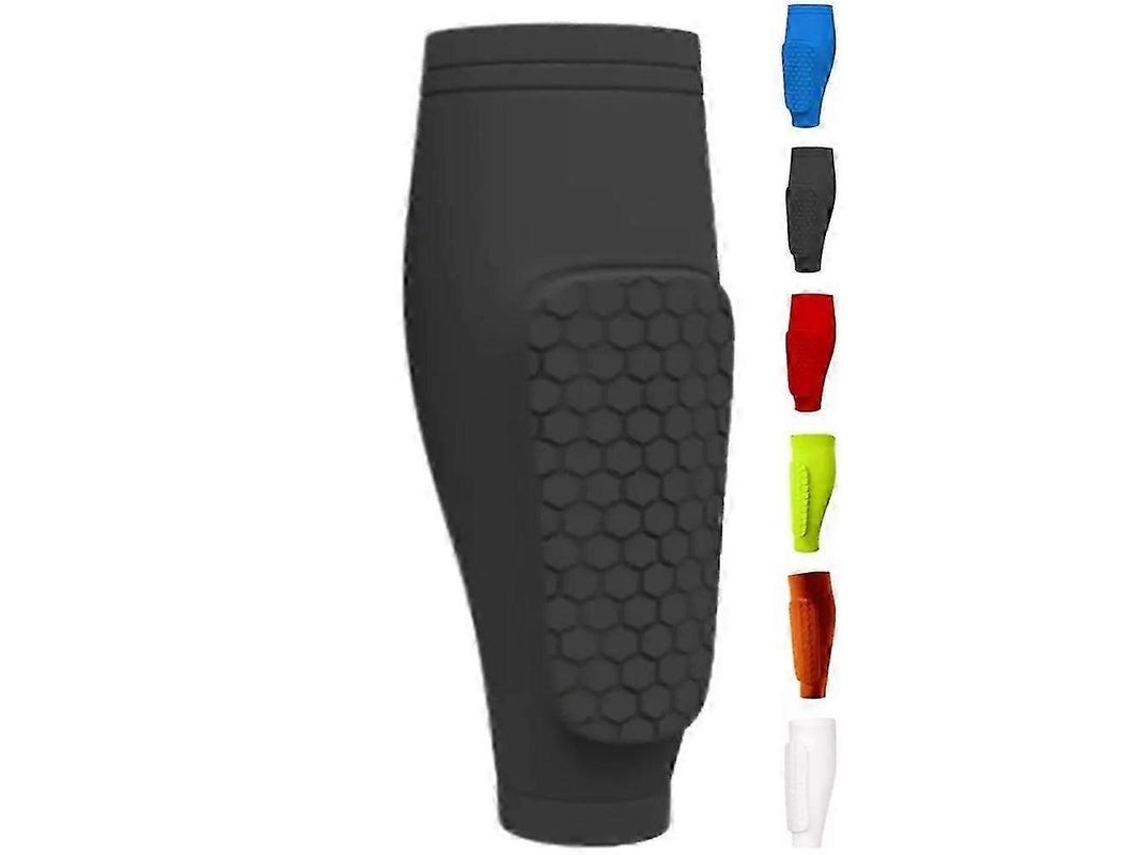 Protector De Tibia Kidsshindefender Con Almohadillas Hexagonales Y Manta De Compresión