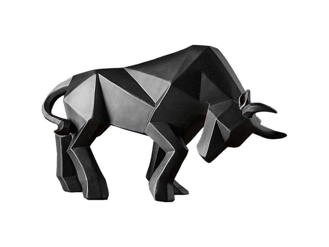2026-figura De Toro De Resina Escultura De Toros Decoración Hogar Hotel Café Ornamentos Animales Modernos