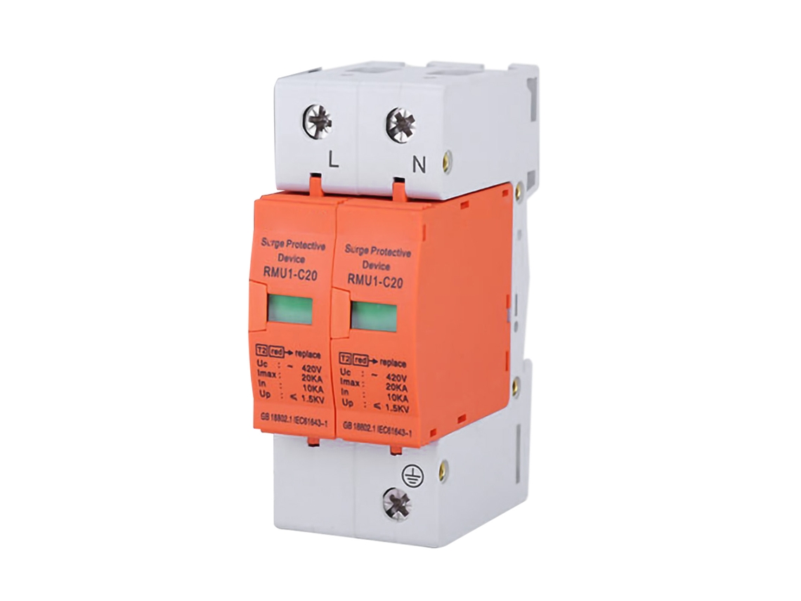 Protector de sobrecarga para módulo de protección de voltaje de descargador doméstico 2p-10ka