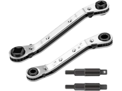 Llave de trinquete | Equipo de reparación de aire acondicionado Juego de llaves de trinquete Gokoco