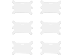 Juego De 6 Portatarjetas Profesionales De Acrílico Transparente Para Enfermeras,