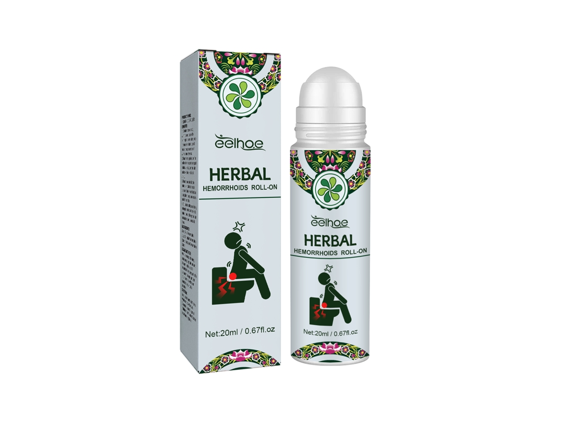 Bolas herbales para el tratamiento de las hemorroides, alivian la picazón y las molestias con extractos naturales, 20 ml.