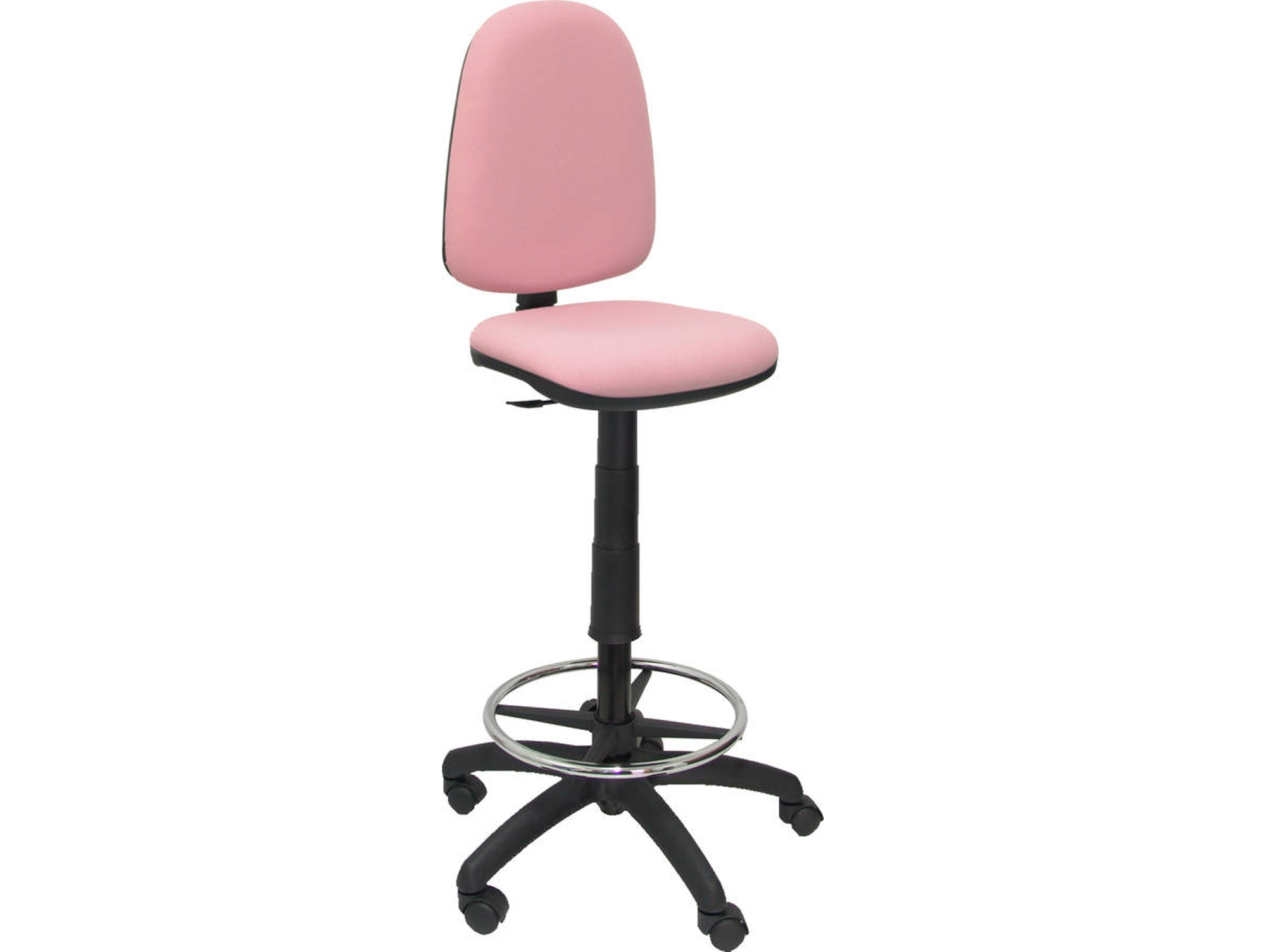 Silla de Escritorio Alta PIQUERAS Y CRESPO Ayna Rosa Claro (Tejido)
