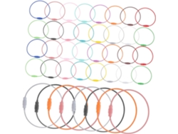 Llaveros Multifuncionales De Acero Inoxidable Multicolor, Paquete De 100 Unidades, Con Alambre Resistente.
