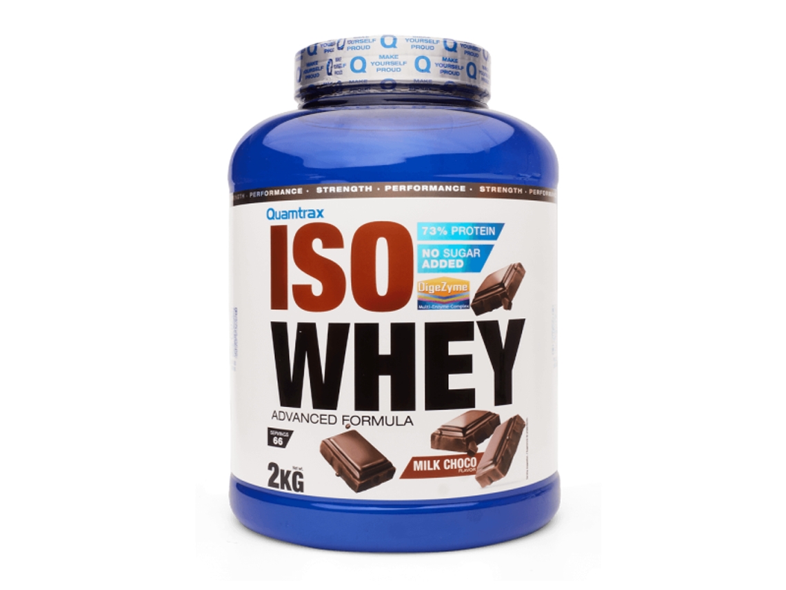 Isowhey - 2kg Chocolate Con Leche Quamtrax