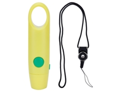 Silbato electrónico con 3 velocidades ajustables, color amarillo, para jugar