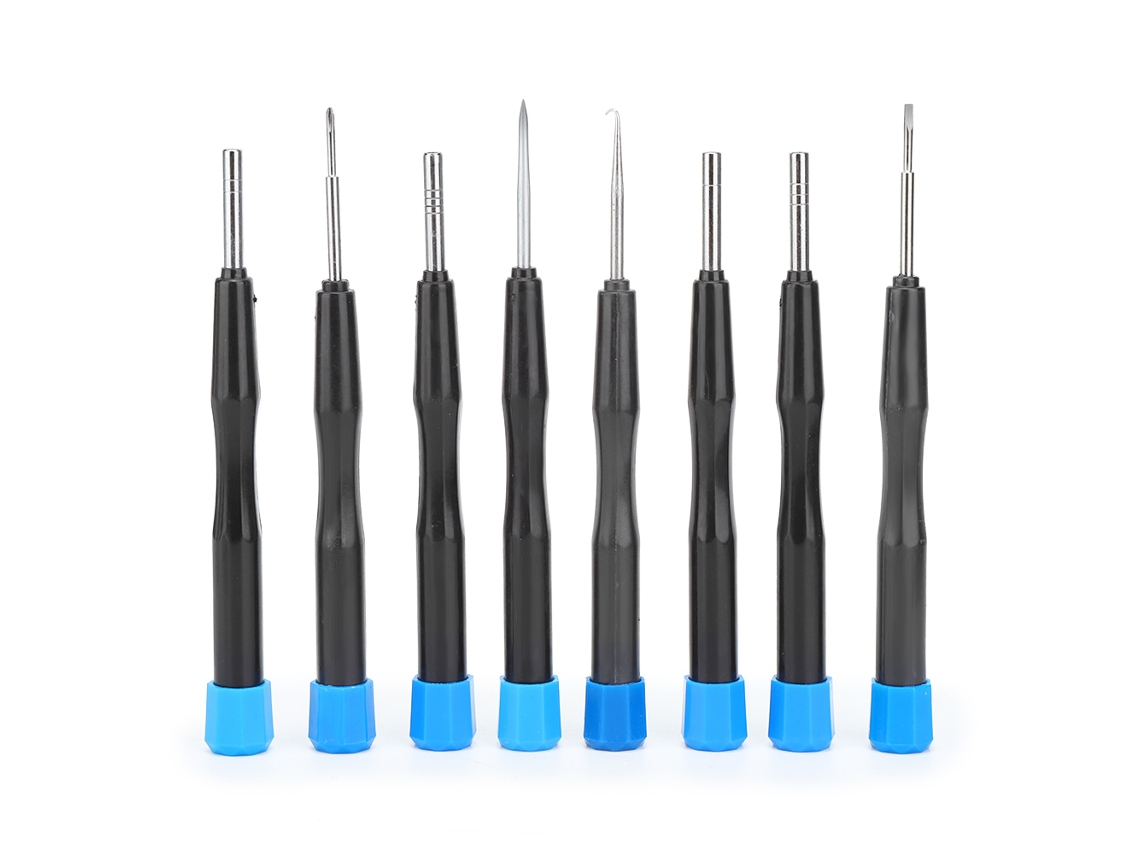 Juego Profesional De 8 Destornilladores Para Reparar Gafas Y Relojes.
