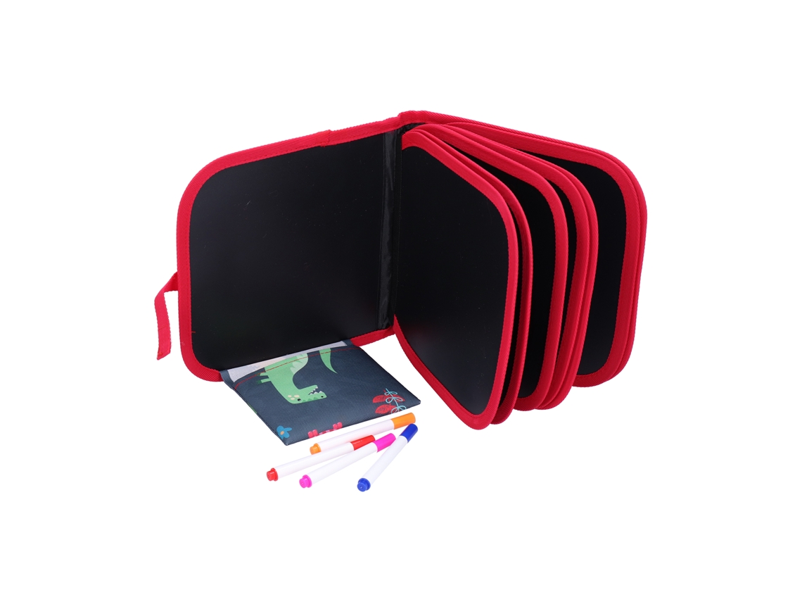2026yncm--libro De Pintura Borrable Reutilizable Impermeable Con 12 Lápices Para Niños Patrón De Dinosaurios