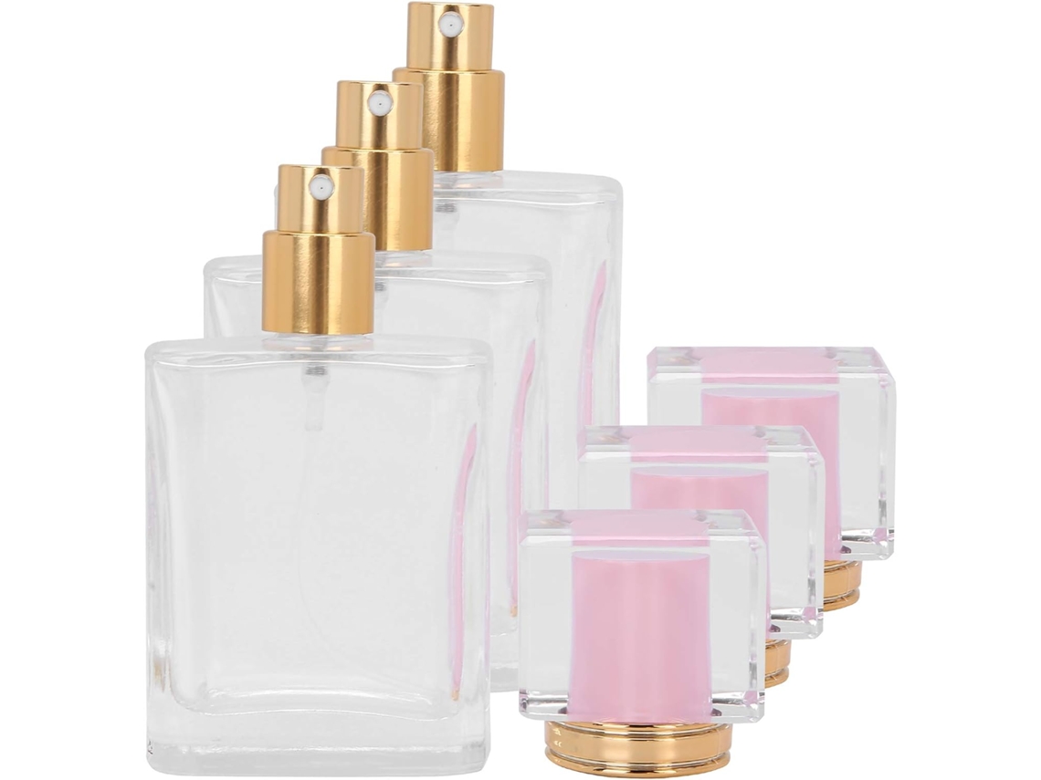 Frasco De Perfume Transparente, Suporte De Vidro Portátil