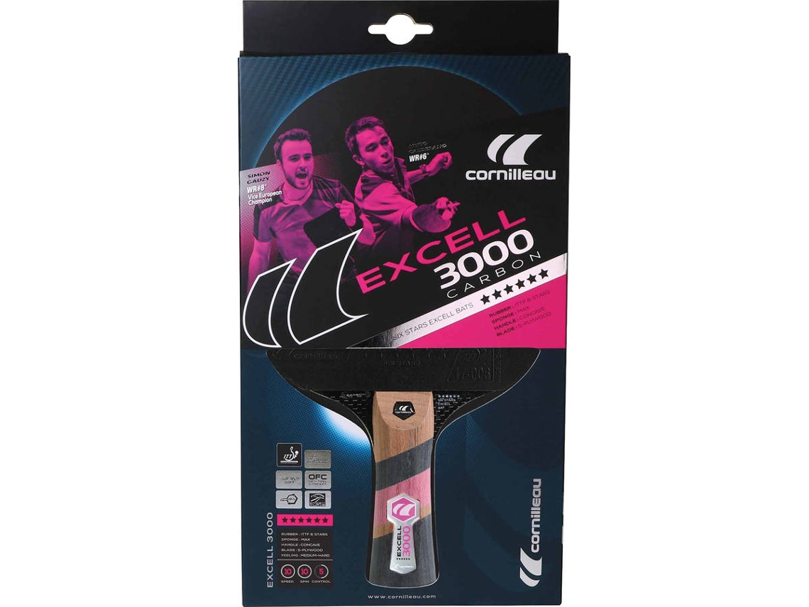 Raqueta De Carbono Para Interior CORNILLEAU EXCELl 3000