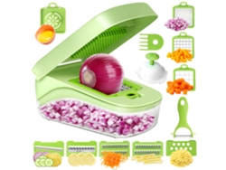 Picadora De Verduras, Picadora De Alimentos Multifunción Todo En Uno Con Contenedor (verde)