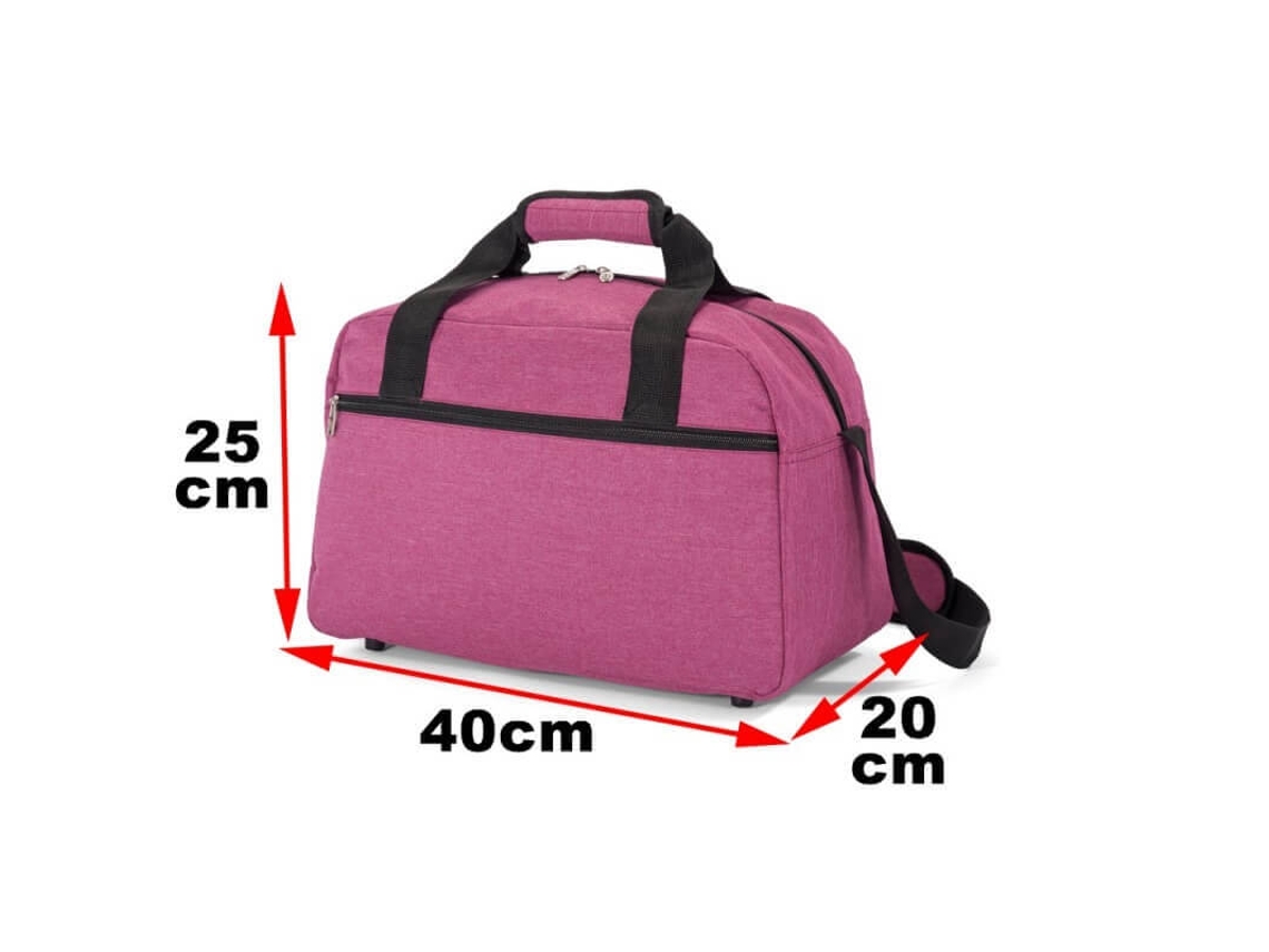 Bolsa de viaje Ryanair 40cm Bz5528 Rosa Benzi