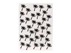 Molde para hornear DIY con plantillas de relieve Flores Animales Navidad Pluma 01