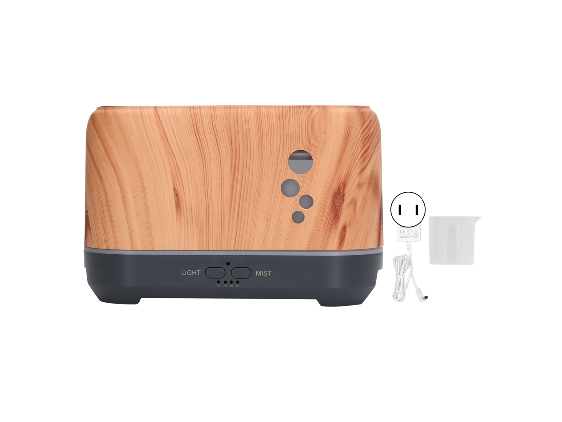 Umidificador De Névoa Aromática 200ml Difusor De Óleo Essencial Silencioso Com Luz De Chama Para Casa 100‑240v Plug Us