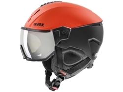 Casco UVEX Capacete Instinct Visor Branco 53-56 cm / Litemirror Silver Lasergold Lite/CAT2