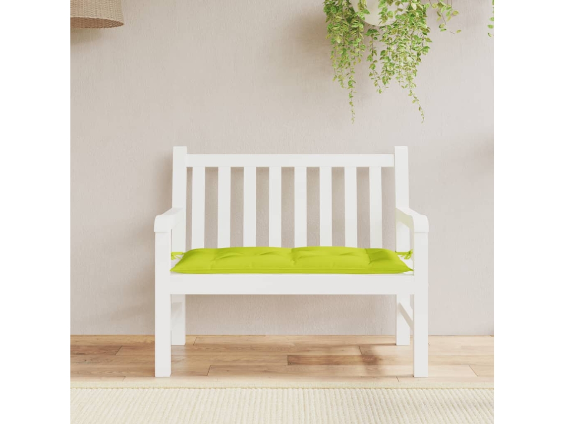Cojín grande para banco de jardín, tela Oxford, verde brillante, HARLANV1