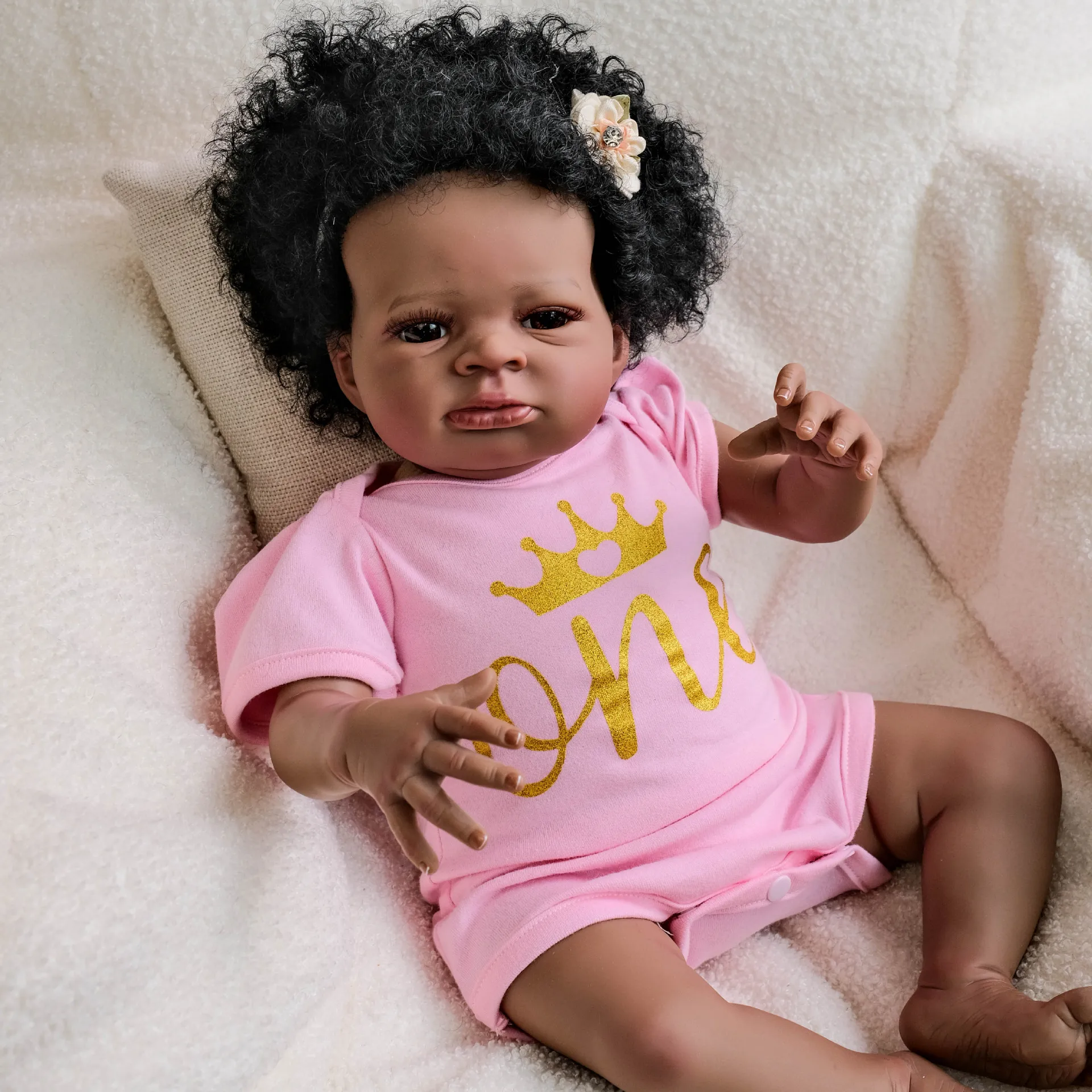 Muñeca Rebirth De 20 Pulgadas Con Cuerpo De Tela Suave