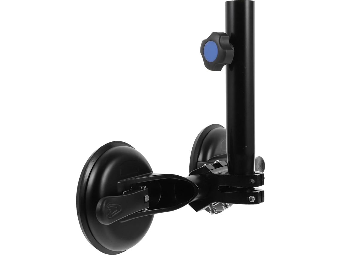 Soporte Metálico Para Mástil De Bandera Kichouse Con Ventosa, 33 X 25 X 13 Cm, Para Techo De Coche, Apto Para Banderas