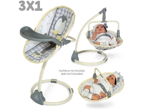 MuÁÂÁÂÁÂÁ±eca DE CUEVAS TOYS Pipo Trona Columpio 3X1 Sin Accesorios (Edad MÁÂÁÂÁÂÁ nima: 3 AÁÂÁÂÁÂÁ±os)
