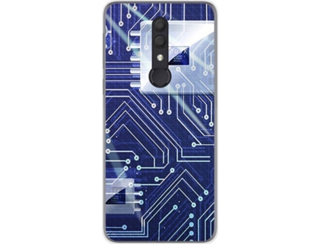 Carcasa Alcatel 1X (2019) TUMUNDOSMARTPHONE Circuito Multicolor