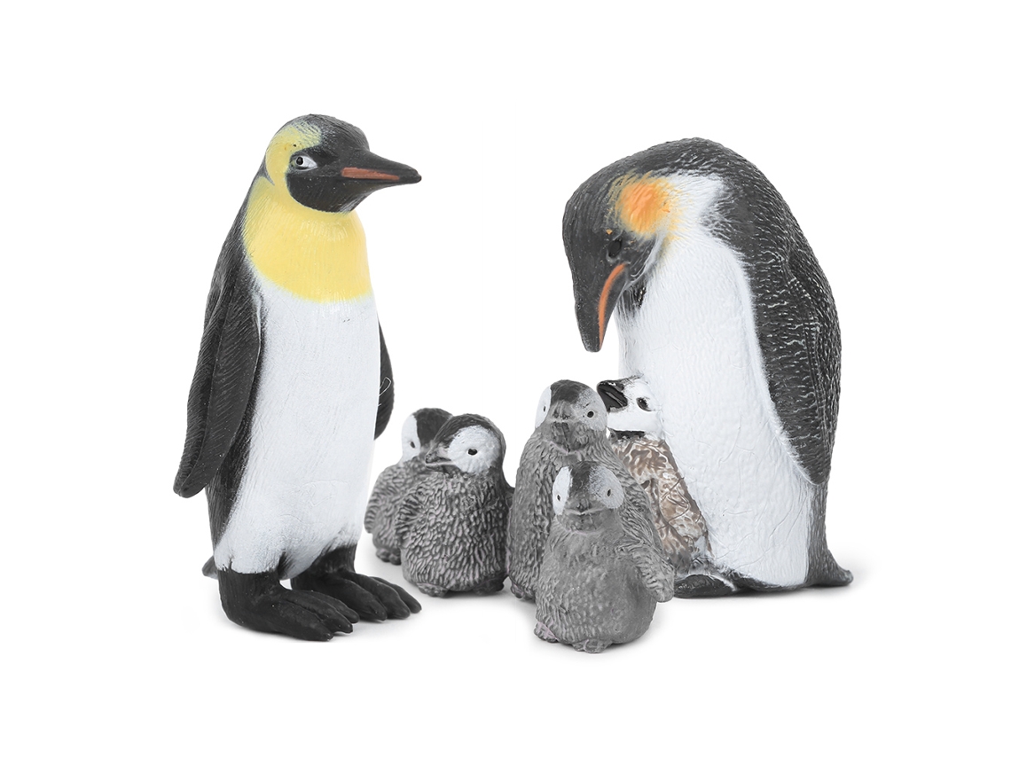 Bjww-modelos De Pinguins Simulados Brinquedos Ornamentos Presente Para Crianças Conjunto De Pinguins Reais