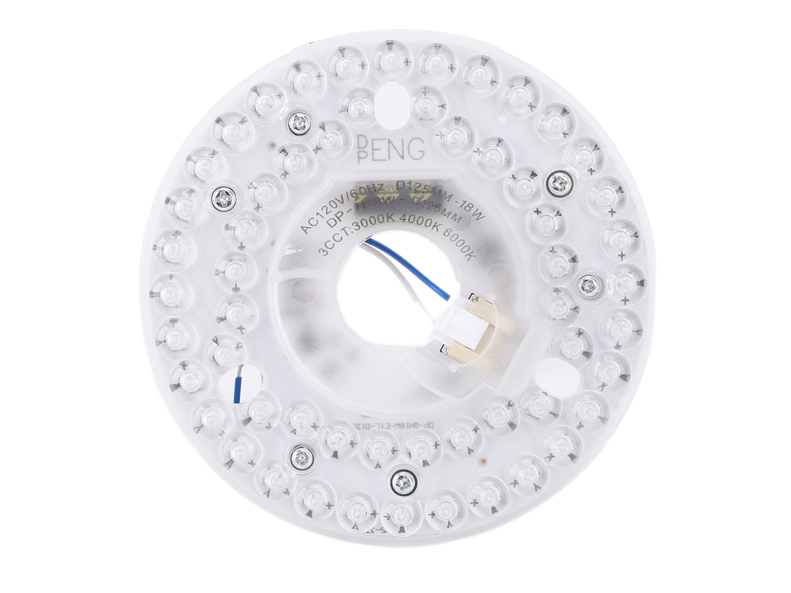 2026-kit De Reemplazo Led Para Ventilador De Techo 4.92 Pulgadas 18w 3cct 3000k/4000k/6000k Regulable 120v