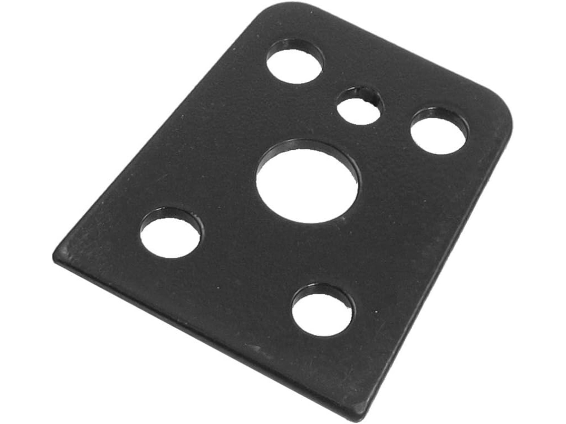 Pieza De Repuesto Placa Base De Mango Auxiliar De Metal Negro Para Recogedor