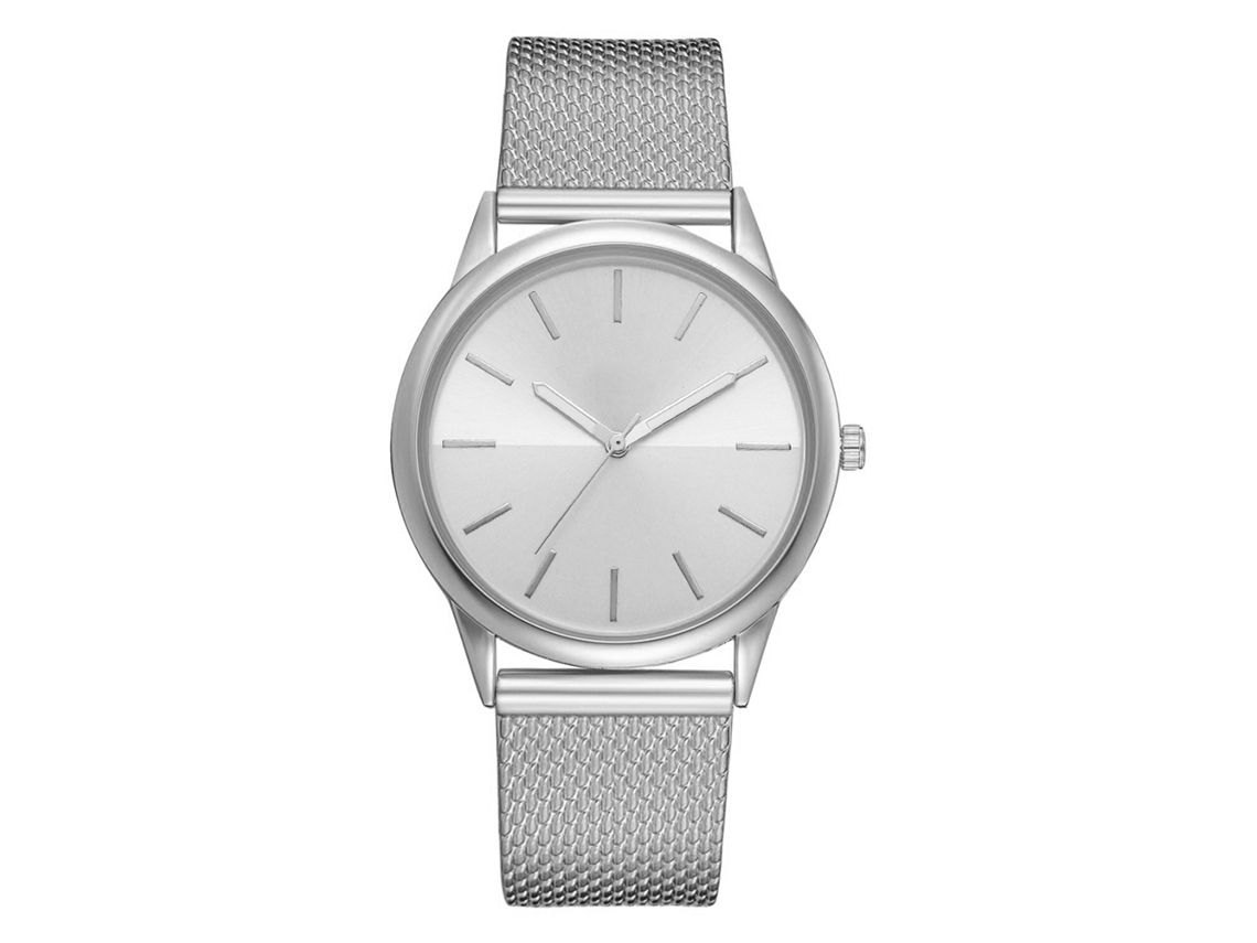 Reloj De Pulsera Casual De Silicona Para Mujer Lvpai, Estilo Sencillo, Cuarzo, Plateado.