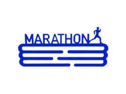 Well Home Medallero Maratón Azul con capacidad para 15 medallas