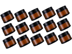 15 Pièces Frasco De Crème Vide Cosmétique Porte-lotion Pour Soins Peau Et Produits Belleza