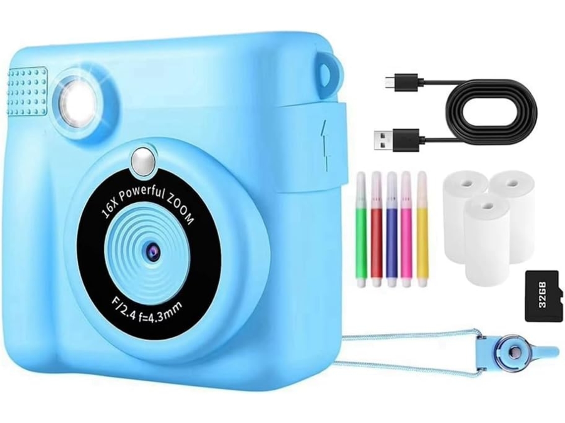 Mini Cámara De Impresión Térmica Portátil, Regalo Moderno Para Niños, Enfoque