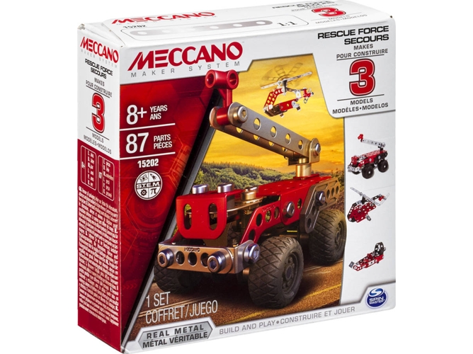 Construcción SPIN MASTER Meccano 3 Model Set