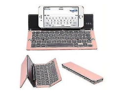 Teclado inalámbrico 3.0 portátil de aleación de aluminio, plegable, con Bluetooth, para tableta, PC y portátil Everley891 (Precio de compra)