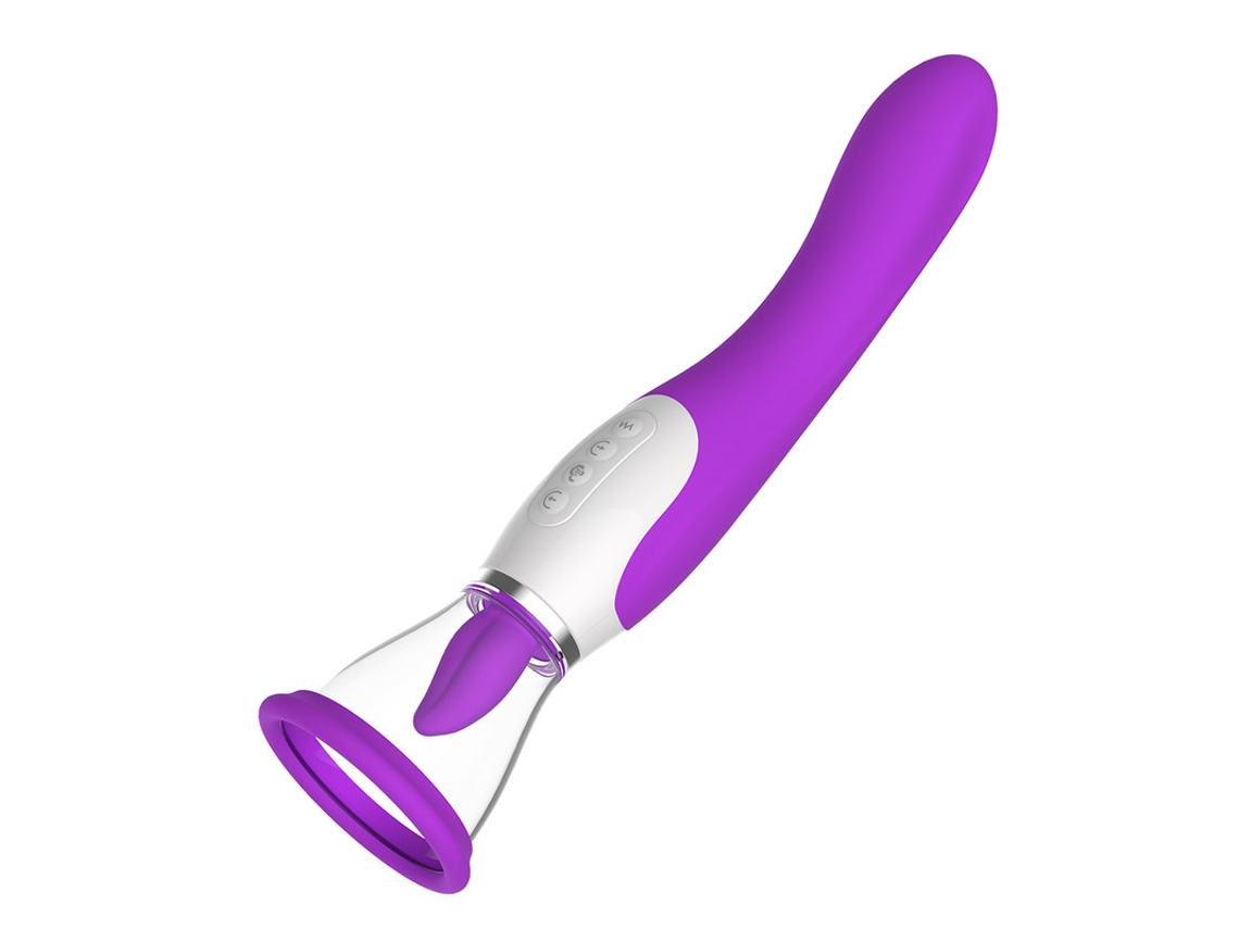 Vibrador De Masaje De Lengua Con Calefaccin Multifrecuencia Para Mujeres (prpura) Yizhood