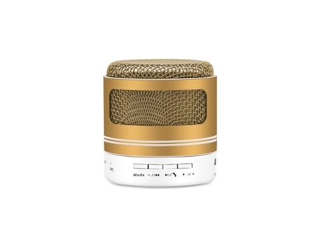 VEANXIN 1022H46 Altavoces Bluetooth Dorados