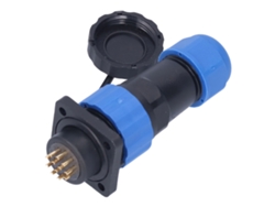 Conector Eléctrico Impermeable, Enchufe Aéreo Cuadrado, Soldadura Industrial, 250 V 5 A Sp20