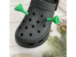 Adornos Para Zapatos Crocs Con Orejas De Shrek, Impresos En 3d (para Armar Tú Mismo).