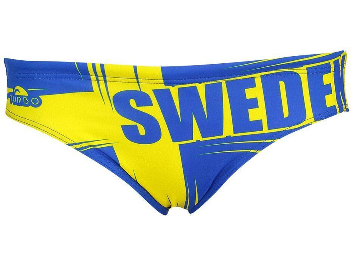 Calzoncillos para Hombre TURBO Sweden Azul para Natacion (XL)