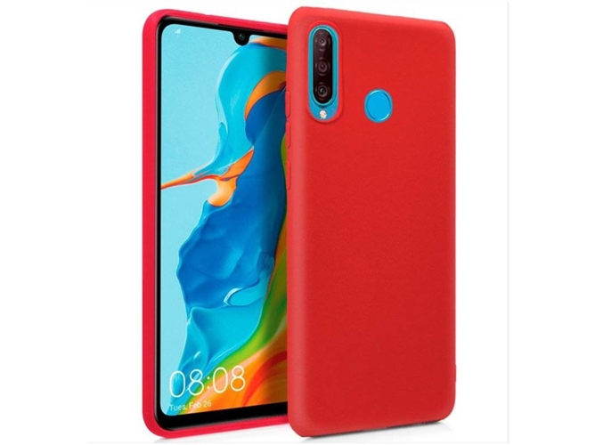 Carcasa Huawei P30 Lite COOL Silicona Rojo