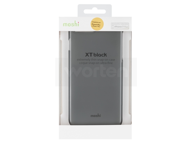 Funda iPhone 6 Plus, 6s Plus, 7 Plus, 8 Plus MOSHI iGlaze Negro