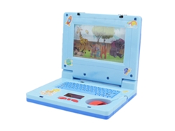 Portátil Educativo Infantil Con Música Y Aprendizaje De Inglés - Azul