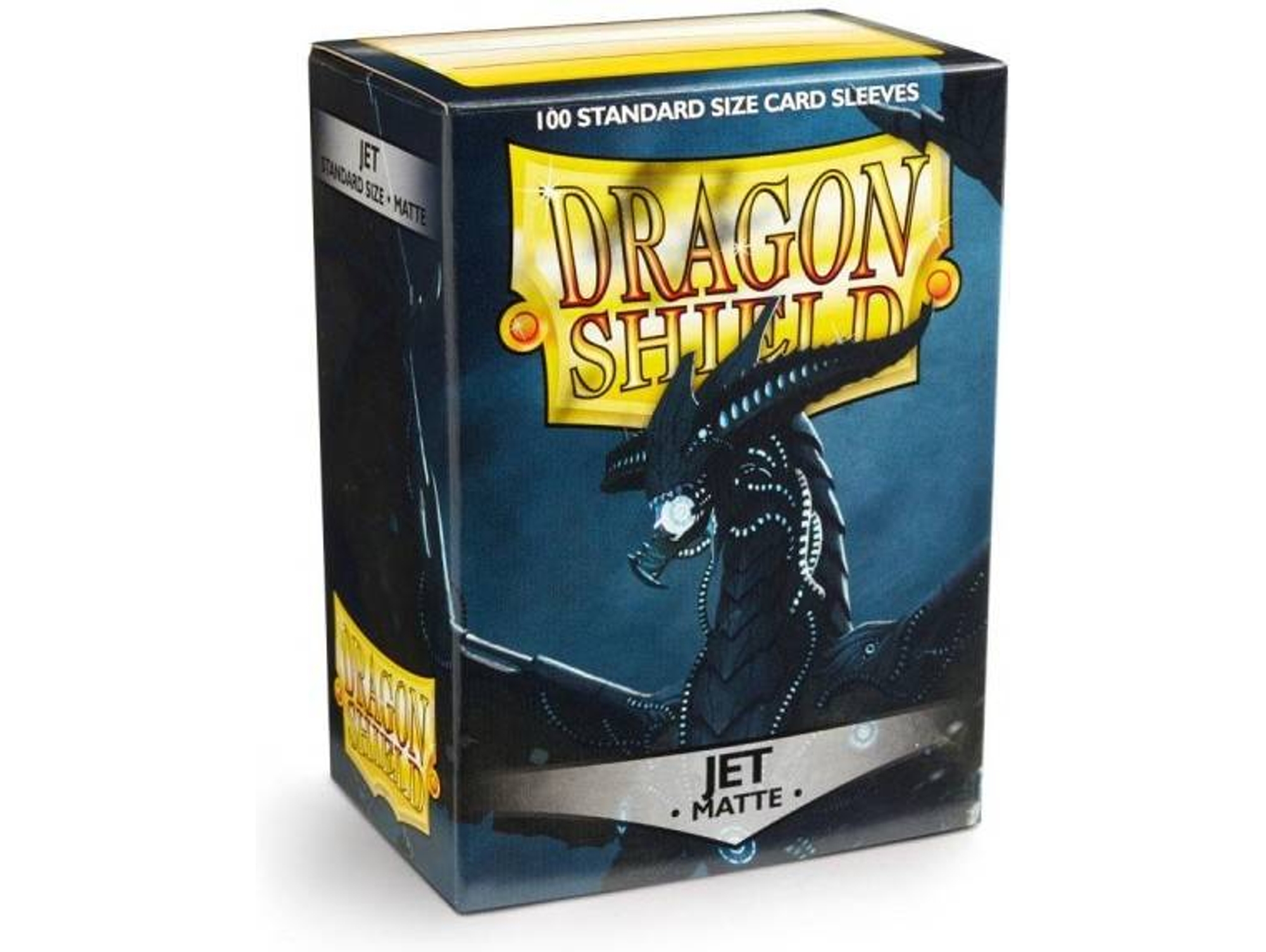 Conjunto de 100 Fundas para Barajas DRAGON SHIELD Jet Matte